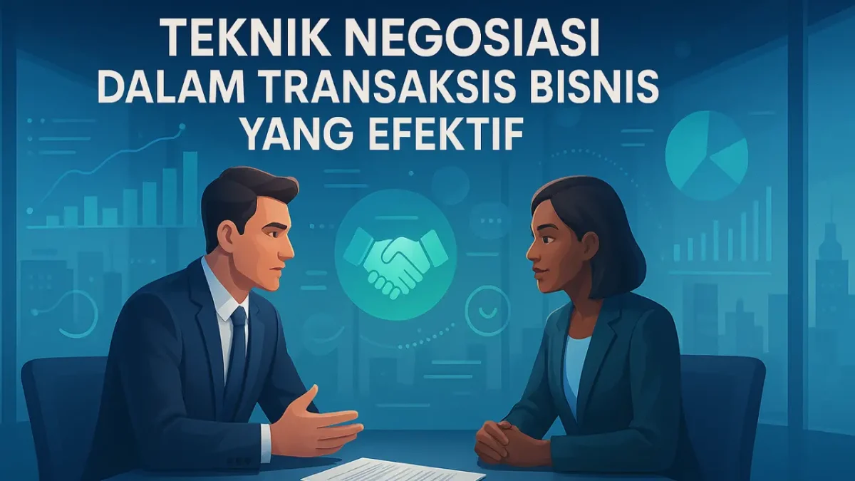 Teknik Negosiasi dalam Transaksi Bisnis yang Efektif