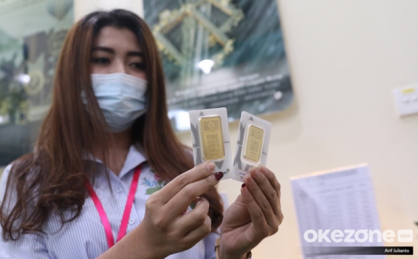 Harga Emas Antam Kembali Naik Menjadi Rp1.944.000 per Gram