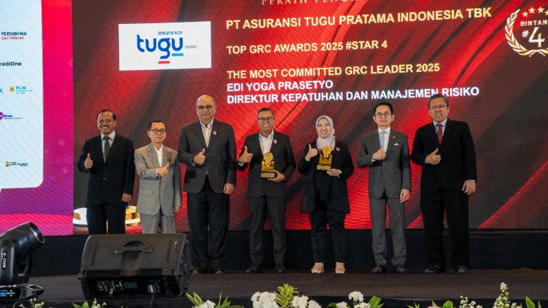 Tugu Insurance Sabet Dua Penghargaan di Top GRC Awards 2025