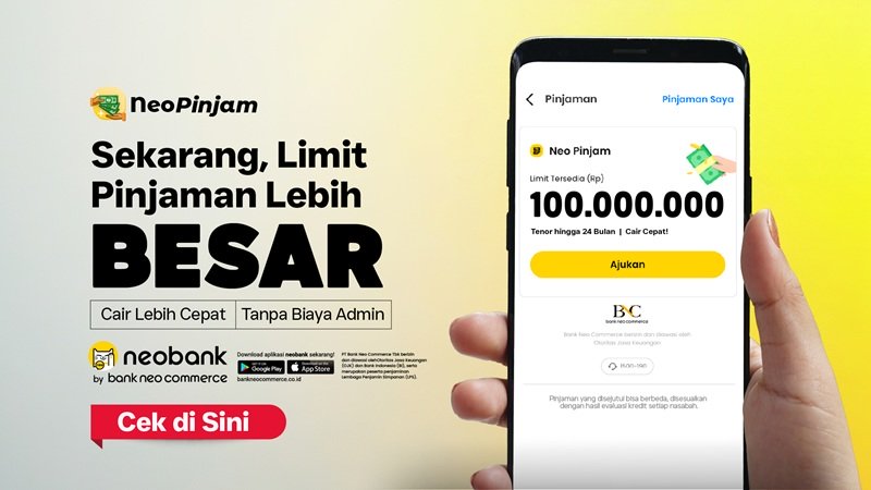 Limit Pinjaman Neo Kini Mencapai Rp100 Juta untuk Kebebasan Finansial