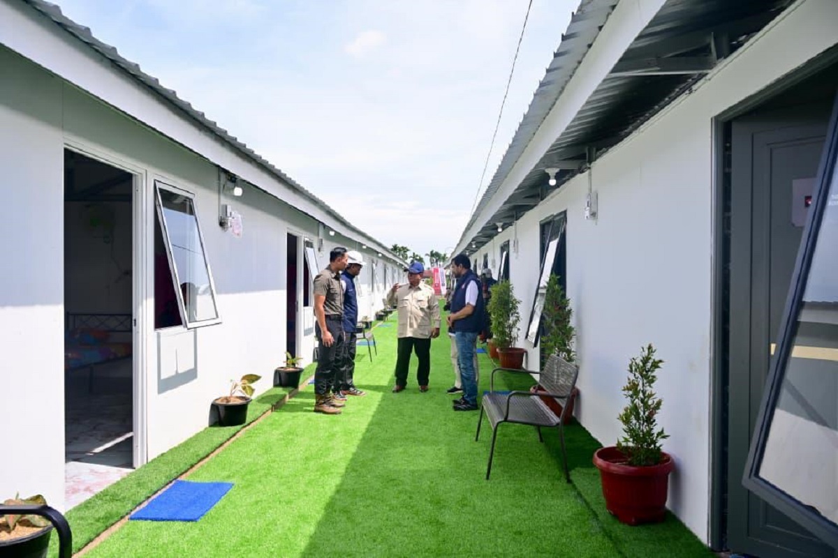 Rumah Sementara di Aceh Tamiang Siap Dihuni Setelah 6 Hari Pembangunan