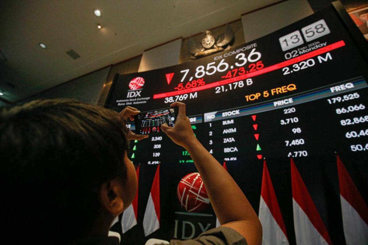IHSG Awal Hari Ini Turun ke Level 6.959