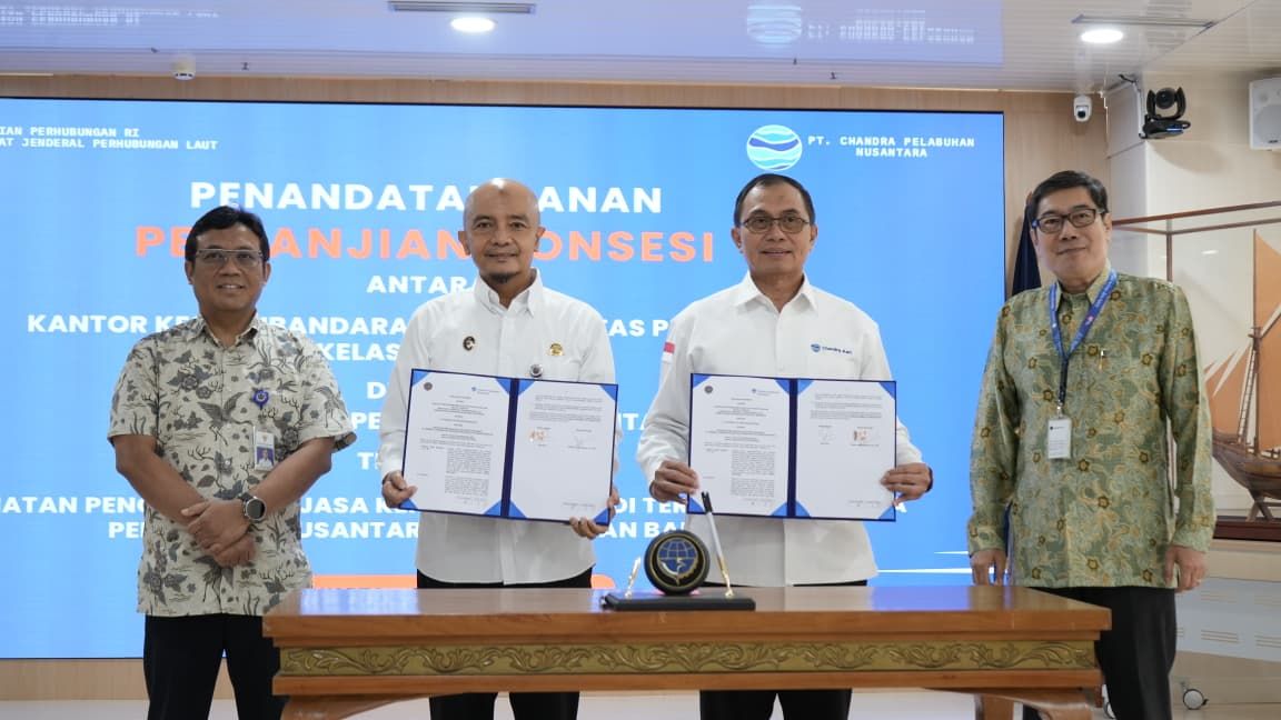 Kemenhub Serahkan Konsesi Pelabuhan Selama 56 Tahun ke Perusahaan