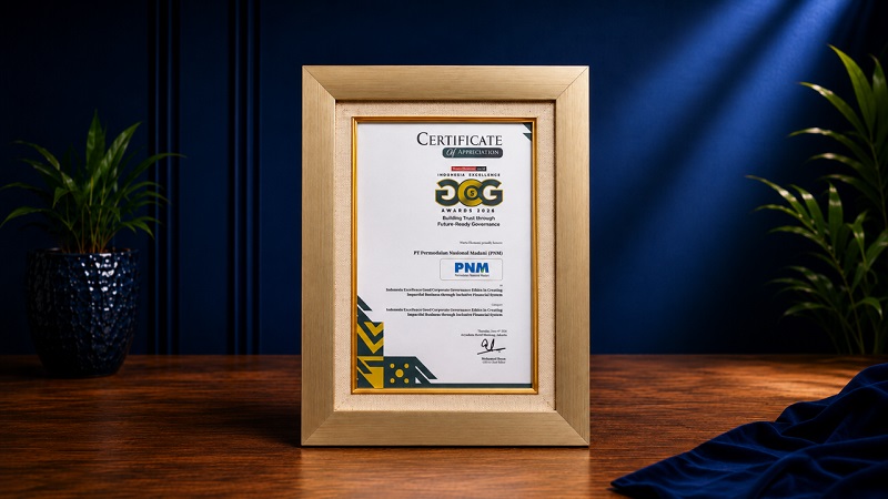 PNM Dapatkan GCG Awards 2026, Tanda Tata Kelola Berkualitas