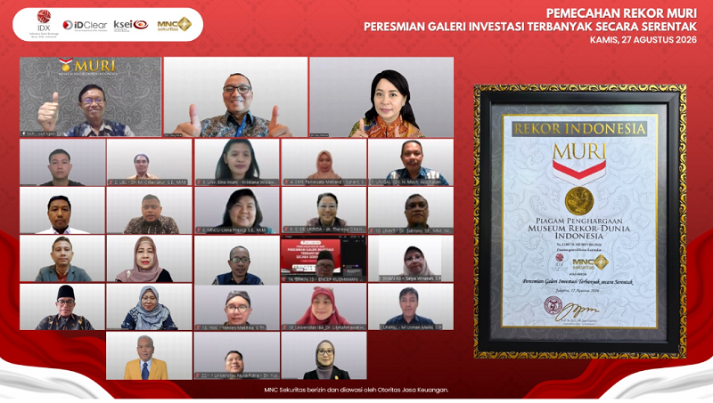 BEI dan MNC Sekuritas Luncurkan Galeri Investasi Terbanyak