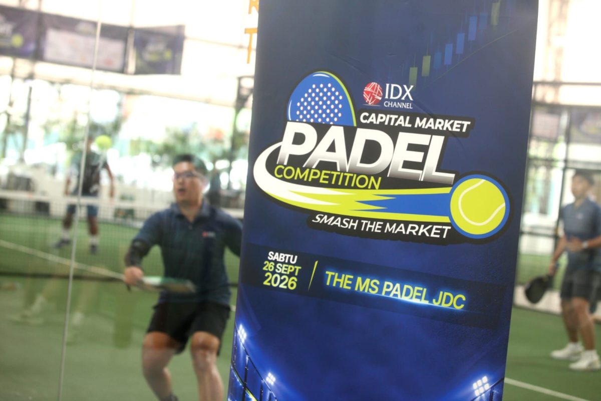 IDX Channel Gelar Turnamen Padel, 32 Tim Emiten dan Regulator Bertanding
