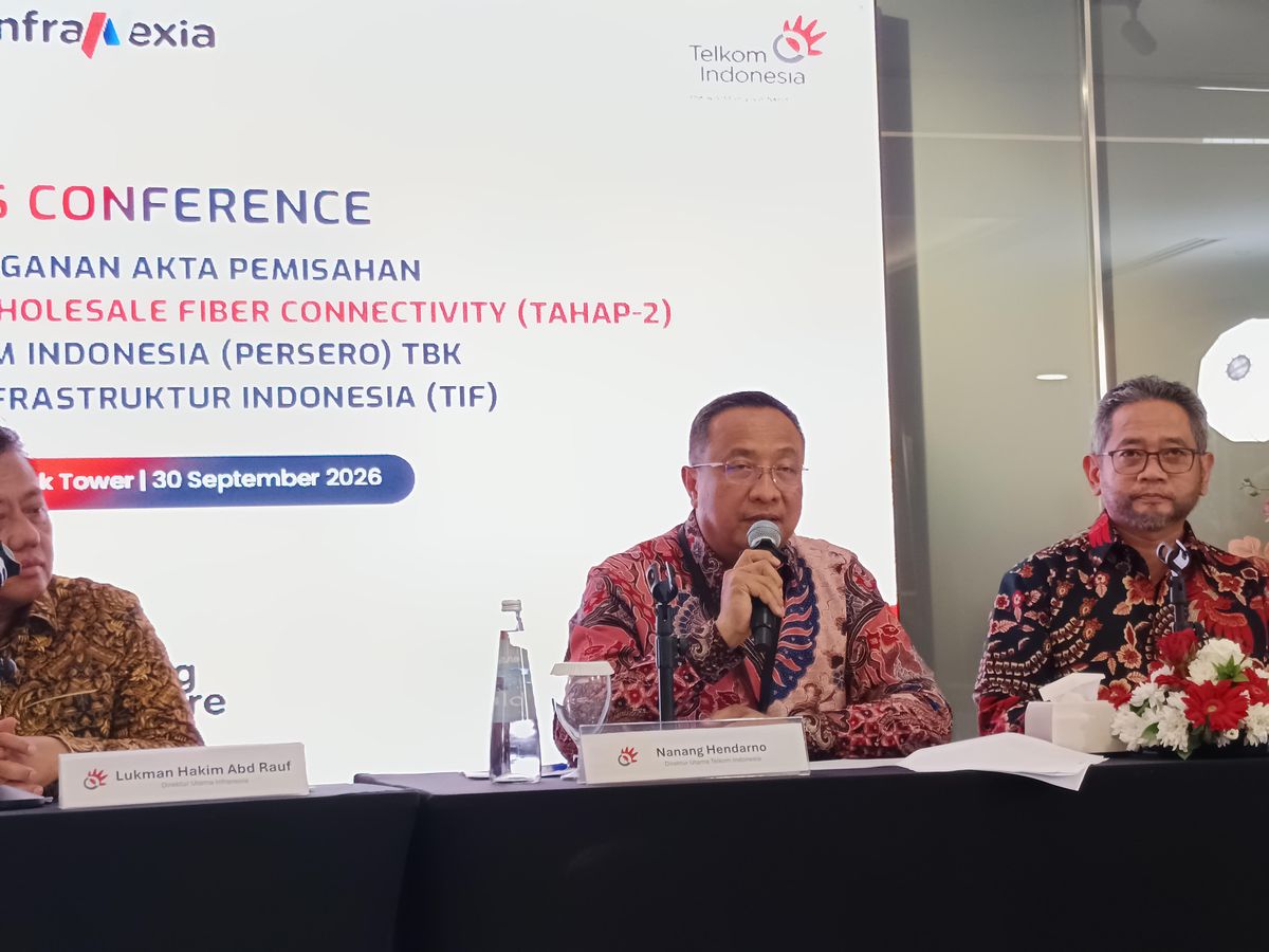 Telkom Pisahkan Aset Infrastruktur hingga Rp85,7 Triliun